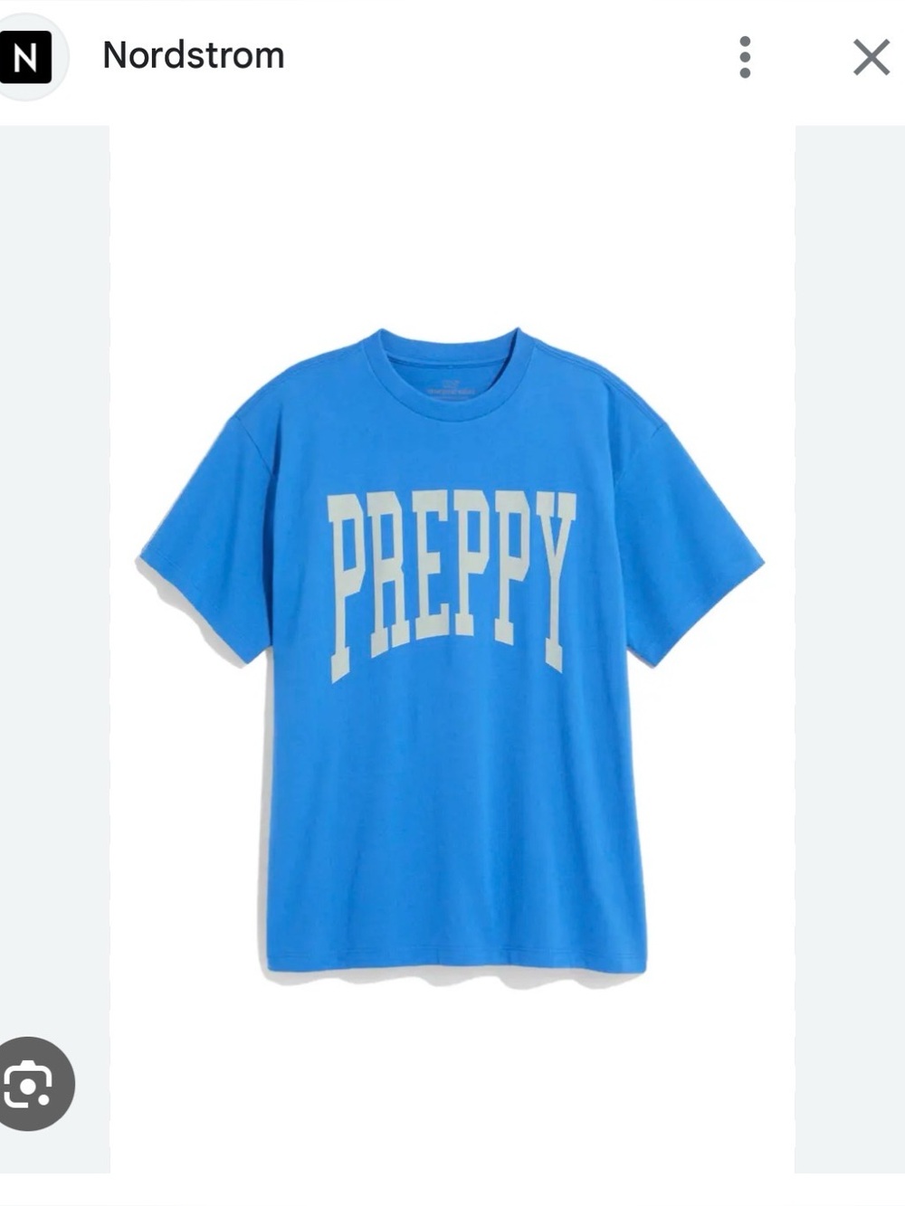 Vineyard Vines PREPPY Graphic Oversized Tee. XS